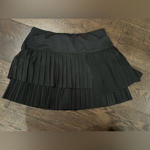 COPY - Lucky in love black tennis skirt